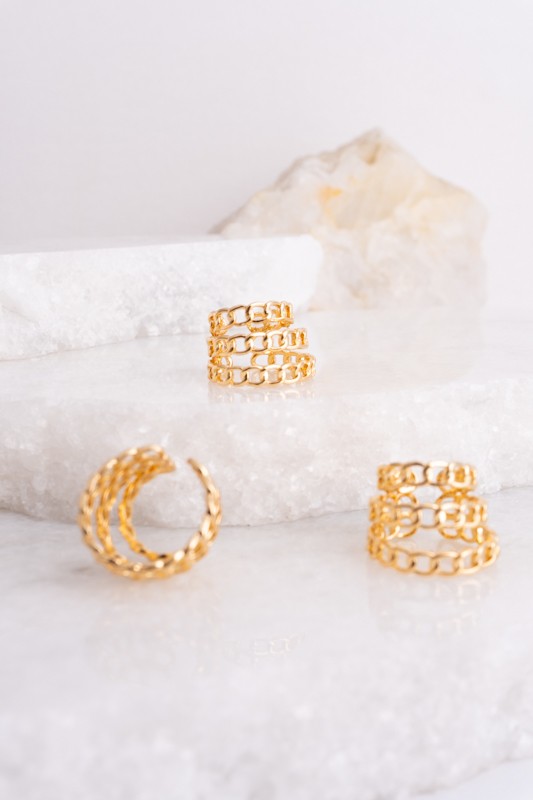 Earcuff dorado No 202 - Image 2