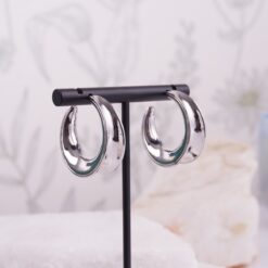 hoops medianos RIN  silver No 635