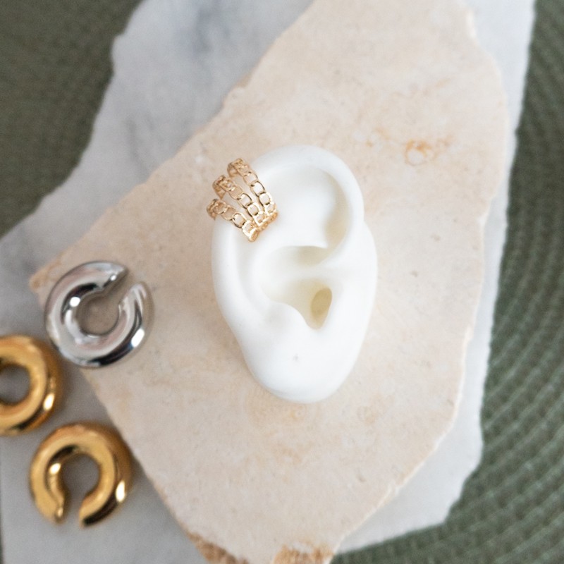 Earcuff dorado No 202