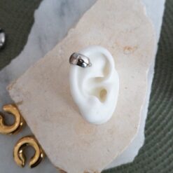 Earcuff plateado  No 204