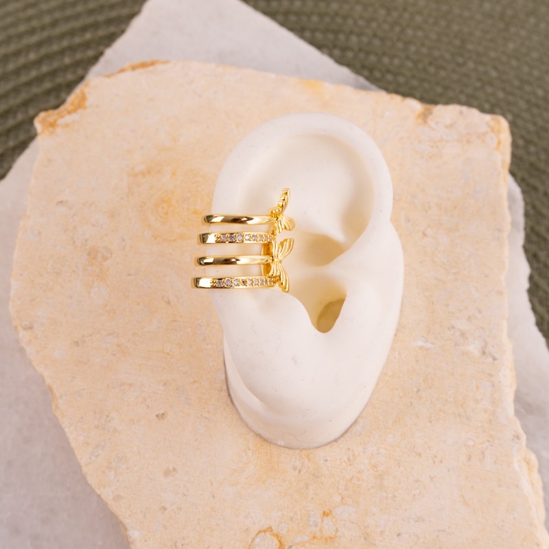 Earcuff gold mariposa No 931 - Image 4