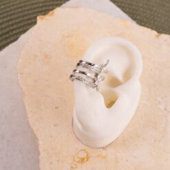Earcuff silver mariposa  No 931