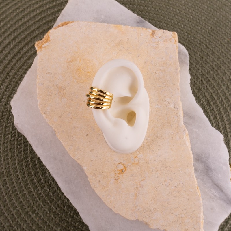 Earcuff gold 5 aros No 934 - Image 3