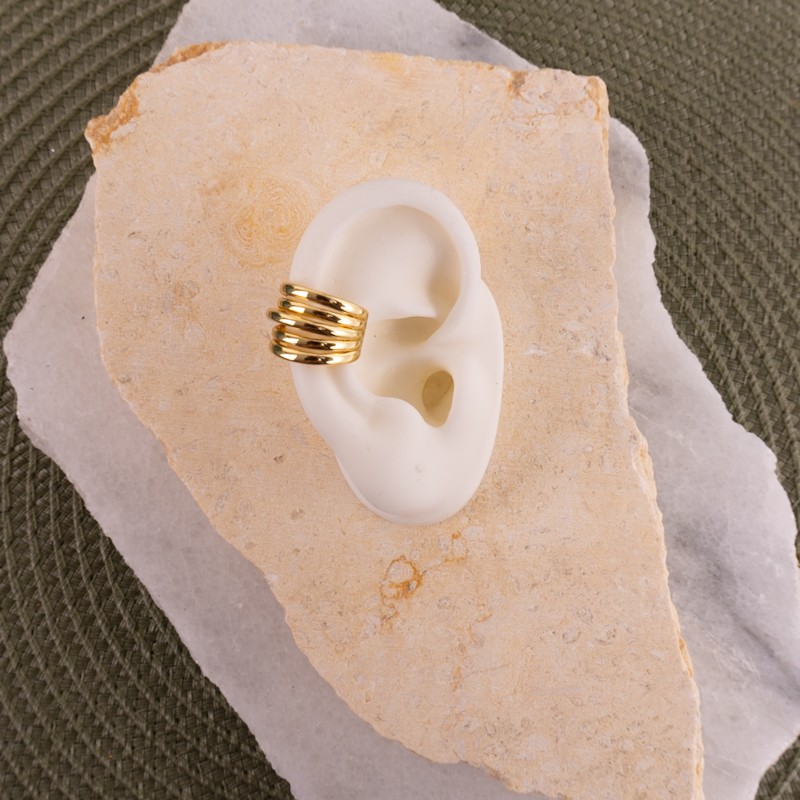Earcuff gold 5 aros No 934 - Image 2