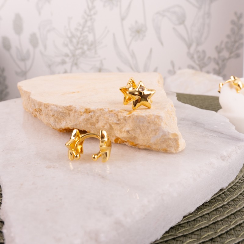 Earcuff Gold estrella No 973