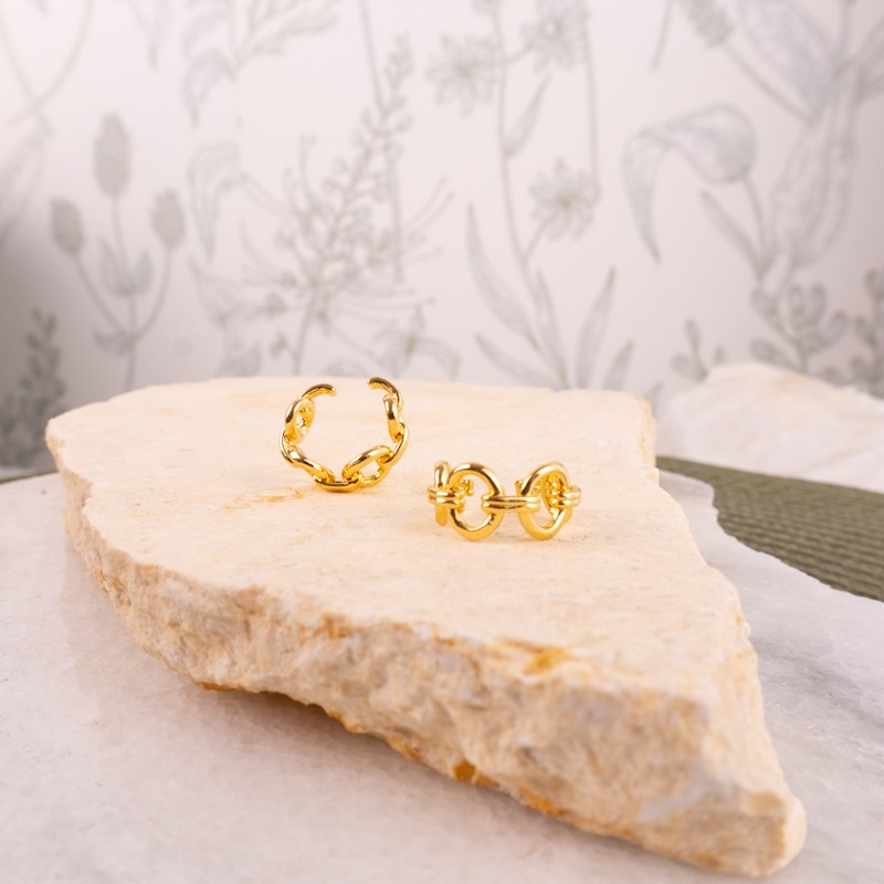 Earcuff gold No 974 - Image 2
