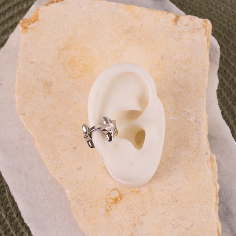 Earcuff Silver estrella No 973 - Image 3