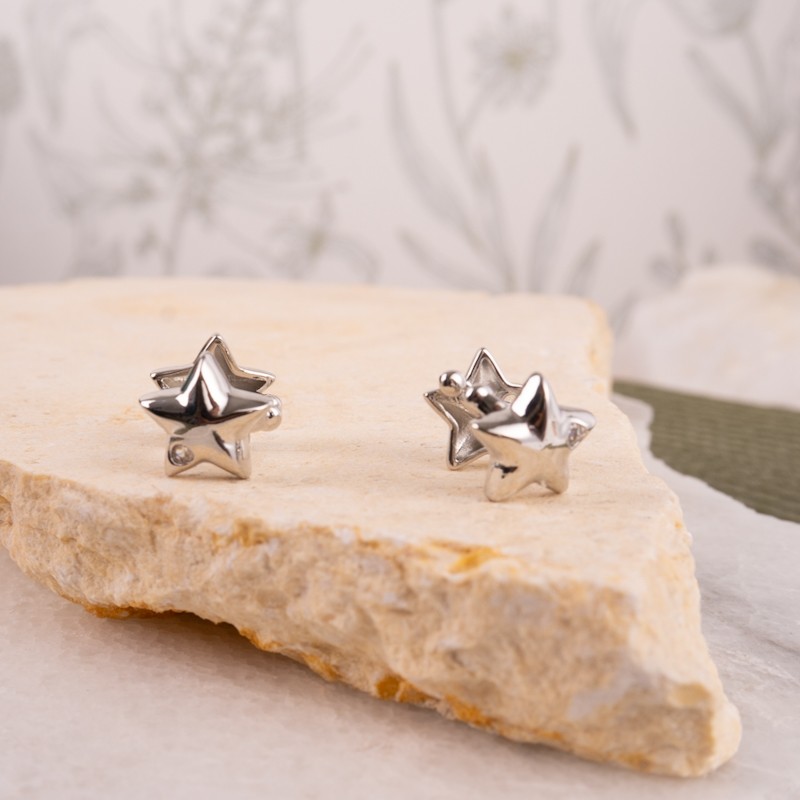 Earcuff Silver estrella No 973