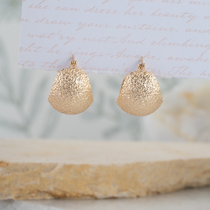 Aretes canasto mate Gold No 928 - Image 3