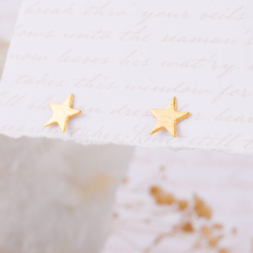 Aretes Estrella Dorada 1067