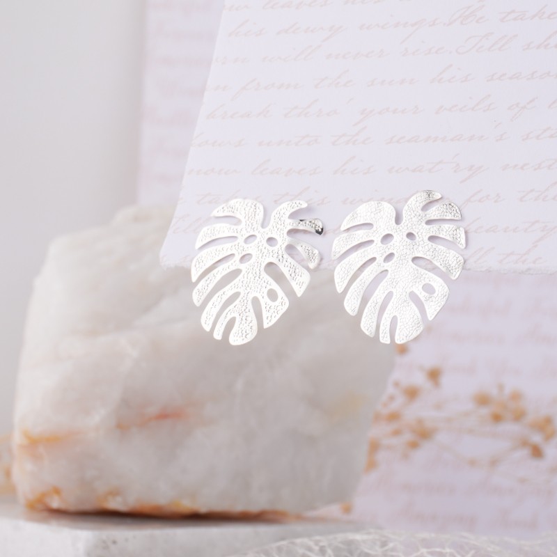 Aretes monstera medianos No 090 - Image 2