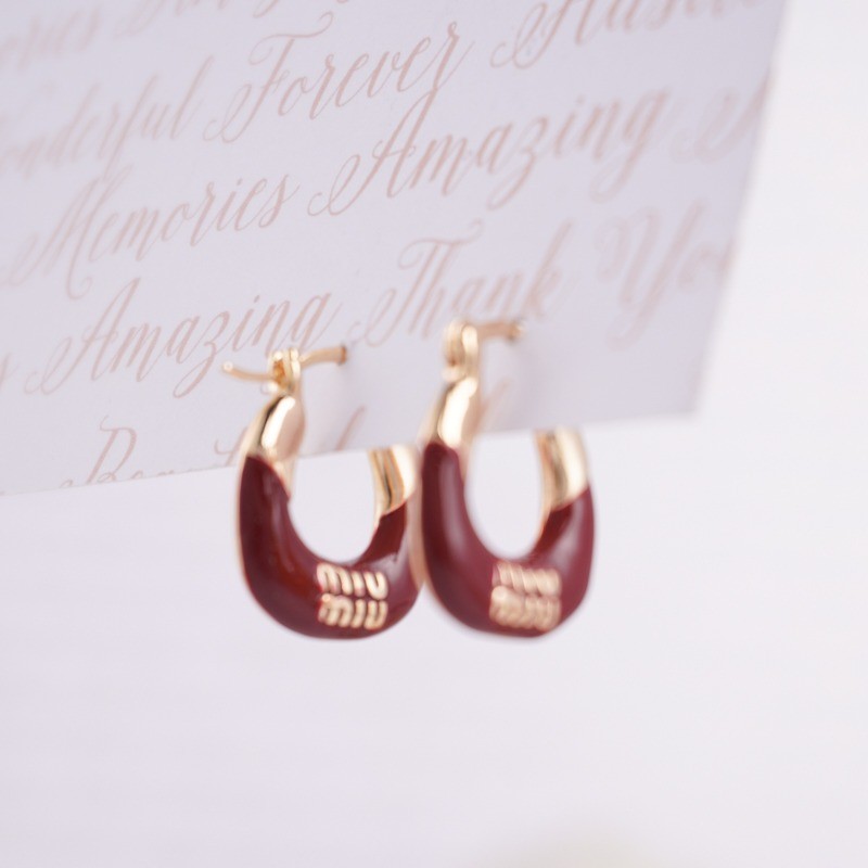 Aretes Rubí Imperial 1101