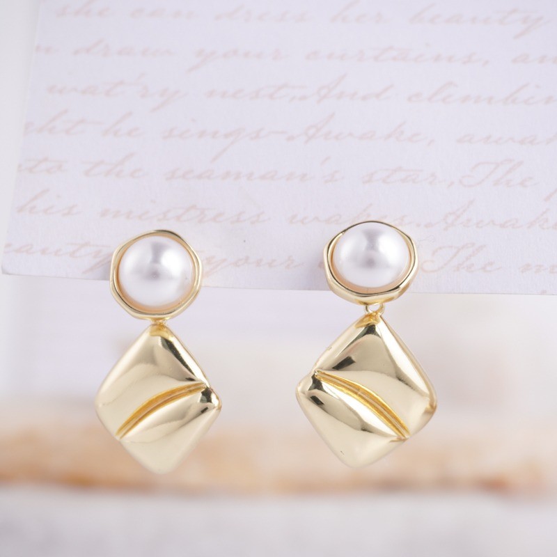 Aretes Dorado Infinito 1135 - Image 2
