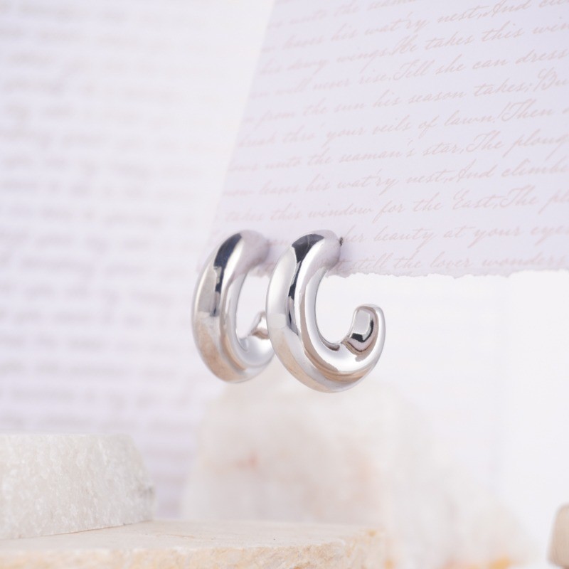 Aretes Dupla Silver 1114