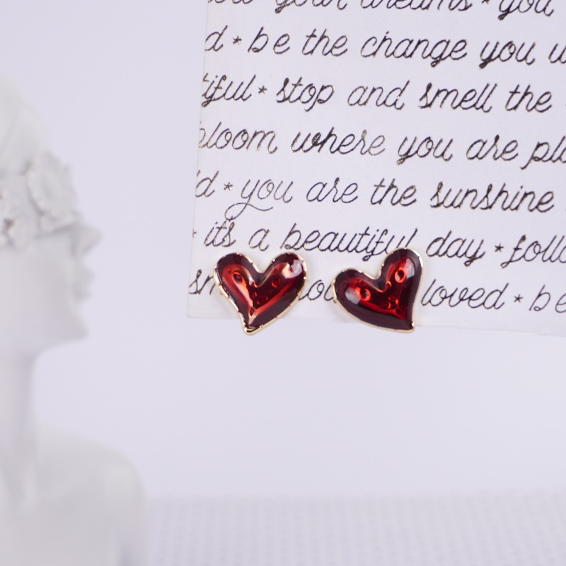 Aretes Red love 1165 - Image 3
