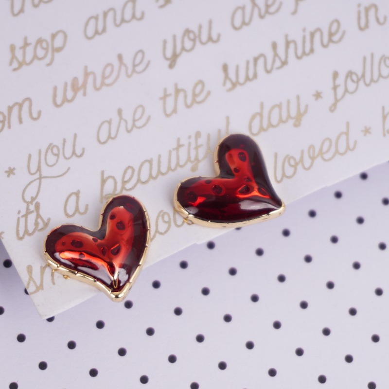 Aretes Red love 1165 - Image 2