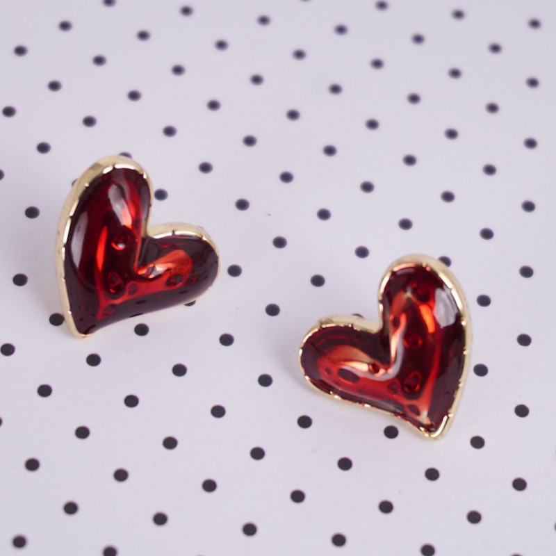 Aretes Red love 1165 - Image 4