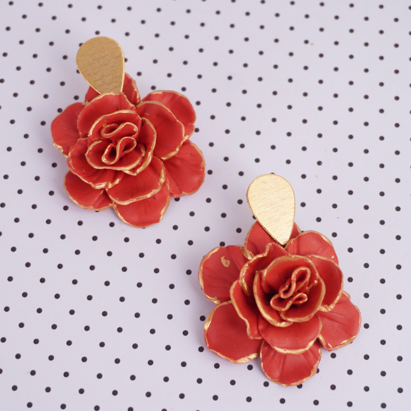 Aretes Flor Universal 1179 - Image 2